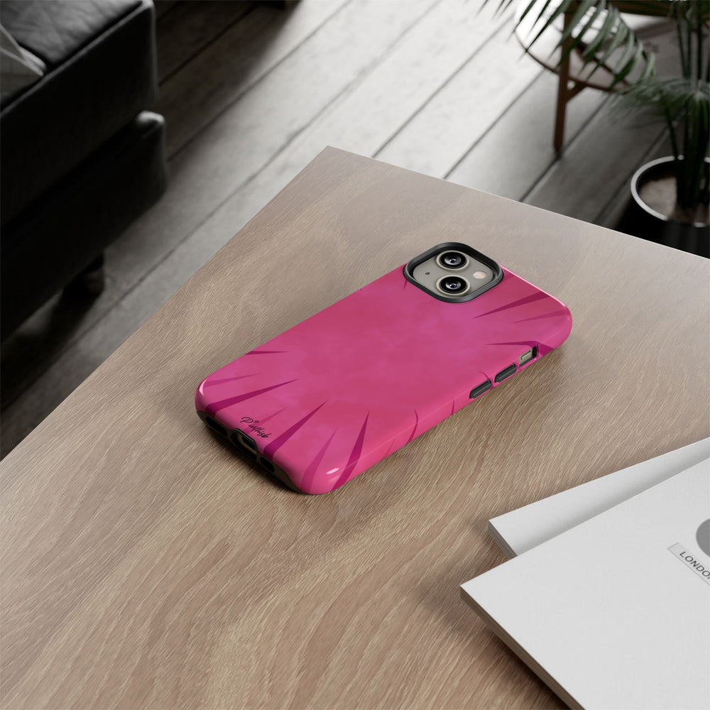 Pink Burst Tough Phone Case