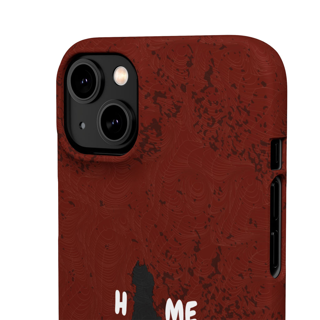 "HOME" Albania Snap Case