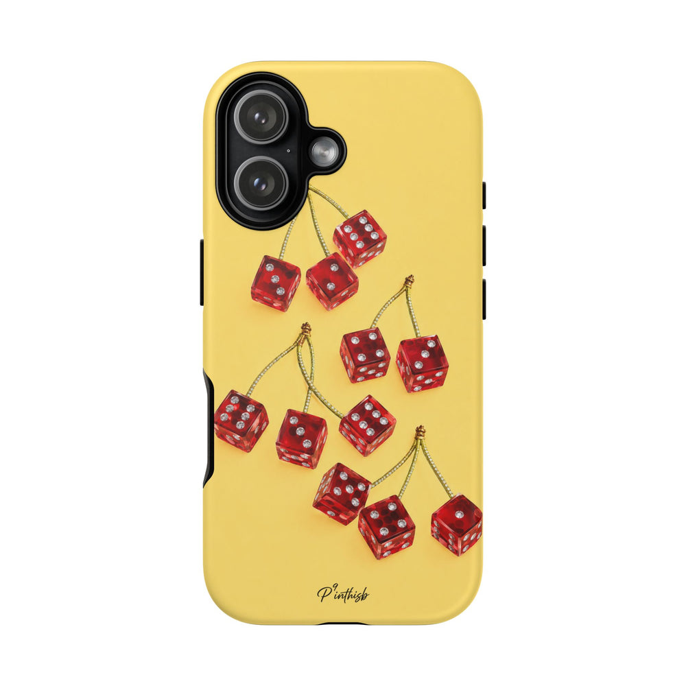 Cherry Dice Tough Phone Case