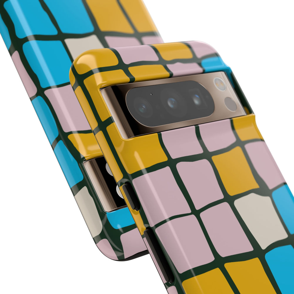 Color Grid Tough Phone Case