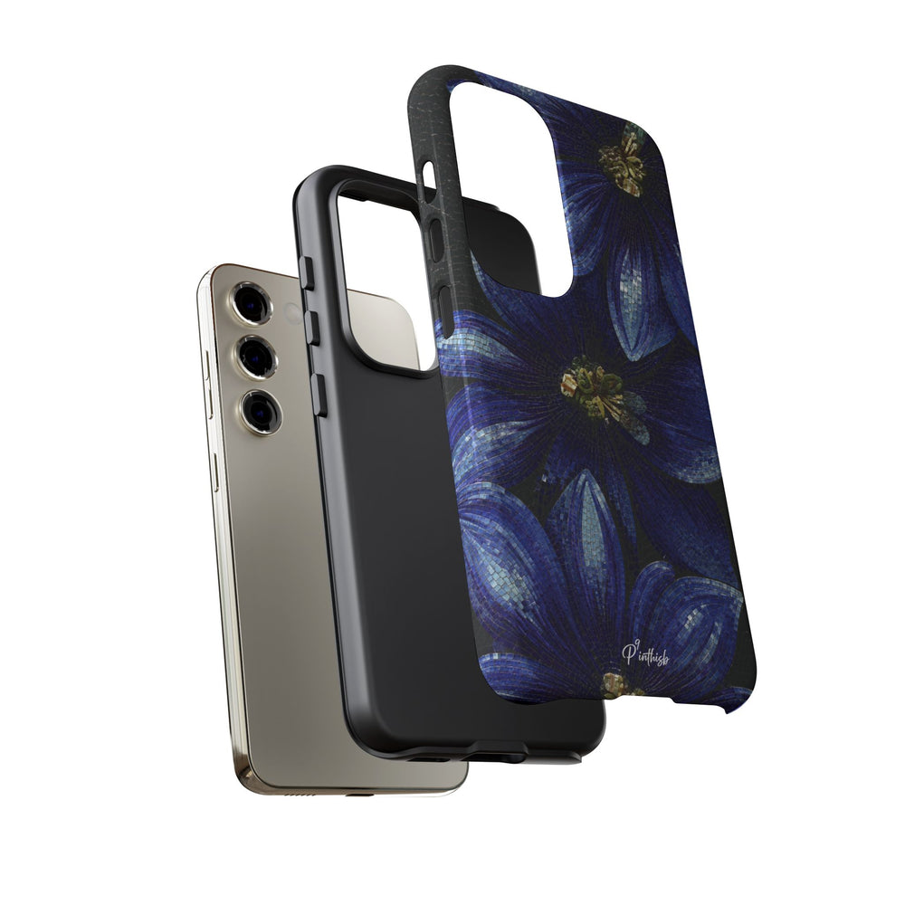 Blue Floral Tough Case