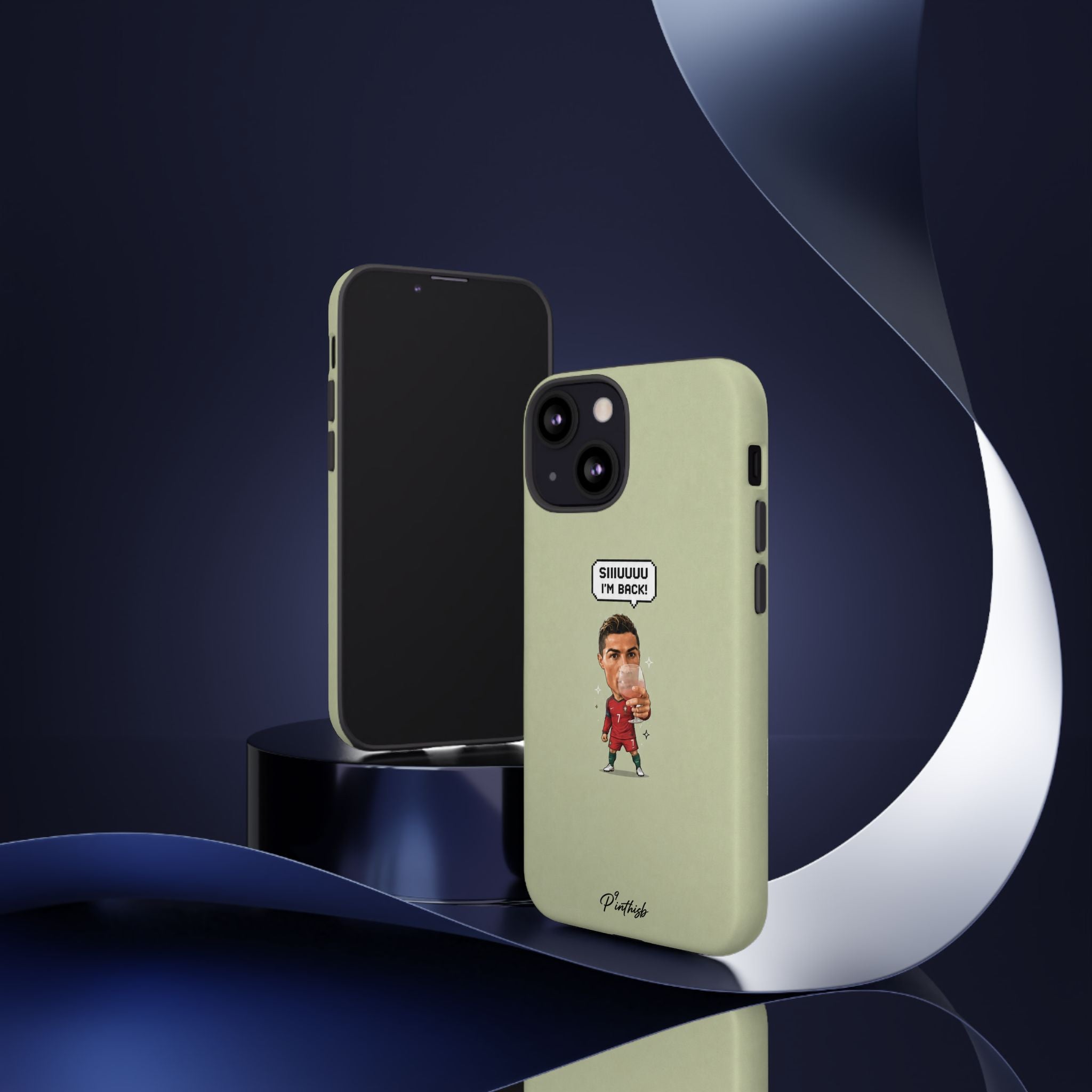 "SIIUUU, I'M BACK" CR7 Tough Phone Case