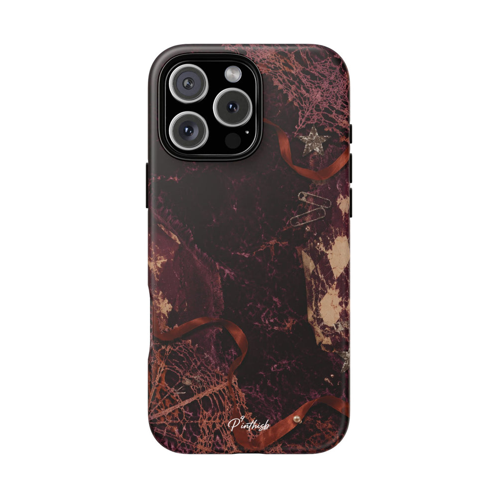 Dark Maroon Vintage Tough Case
