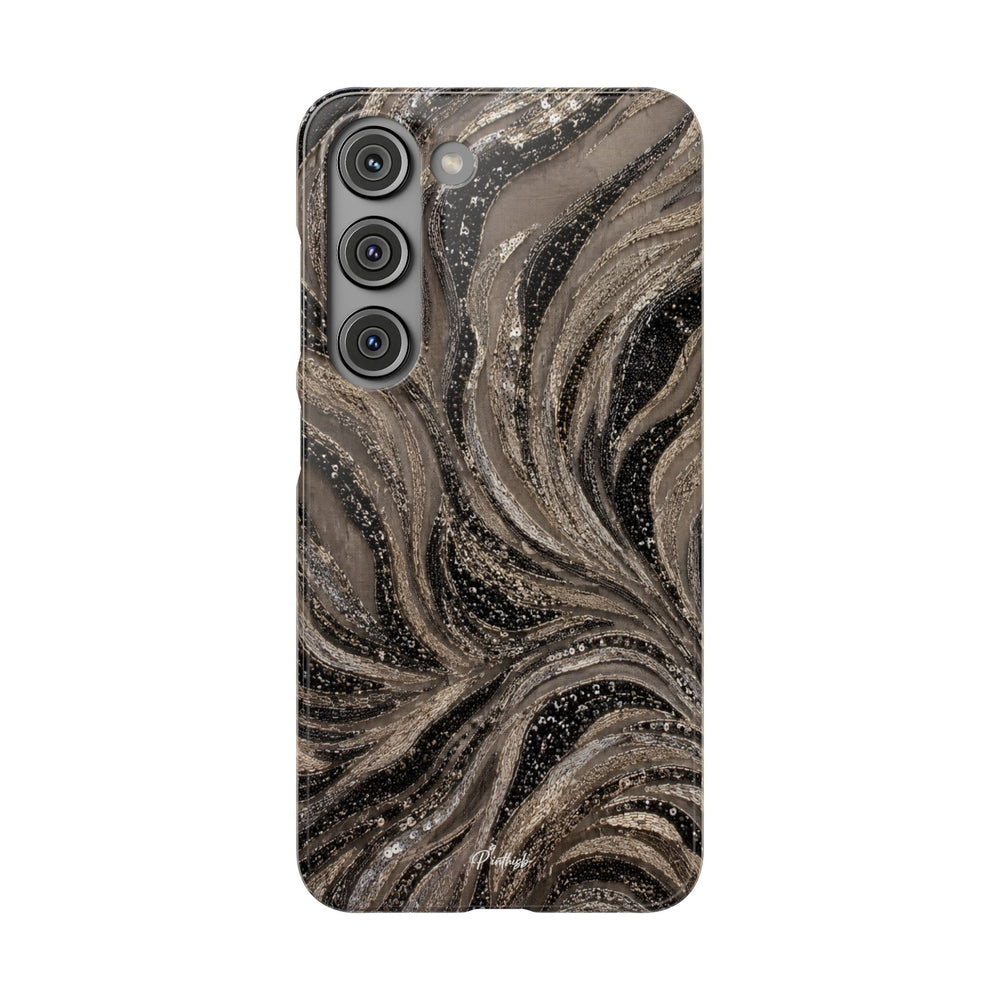 Neutral Swirl Protective Snap Case