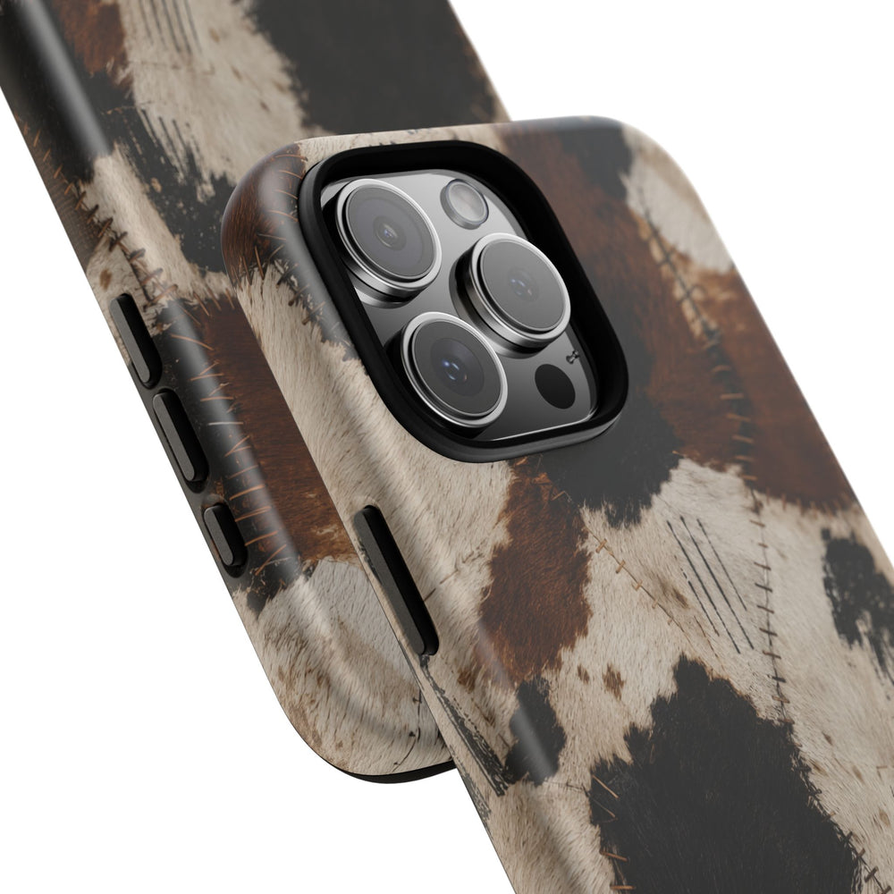 Brown & Black Animal Print Tough Case