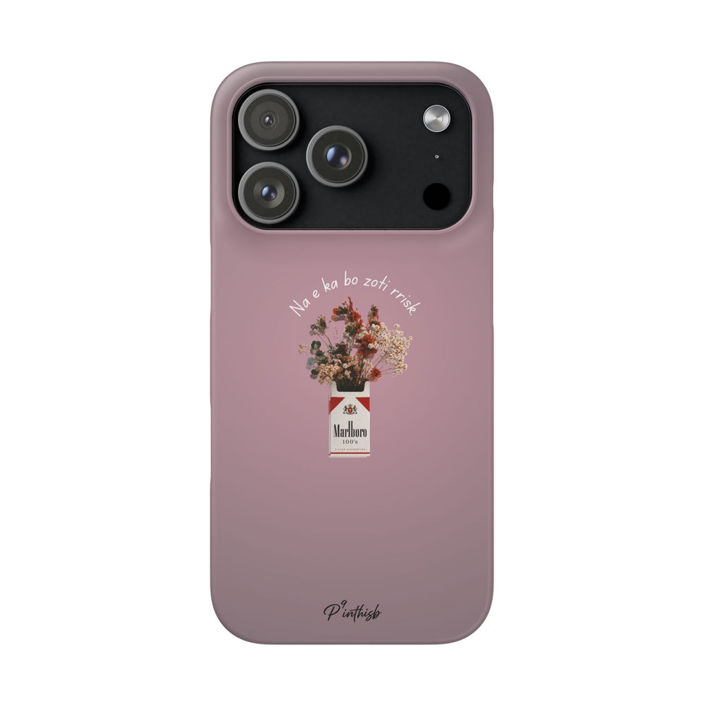 "Na e ka bo zoti rrisk." Snap Phone Case