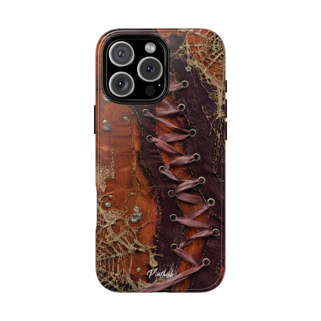 Vintage Leather Lace Tough Case