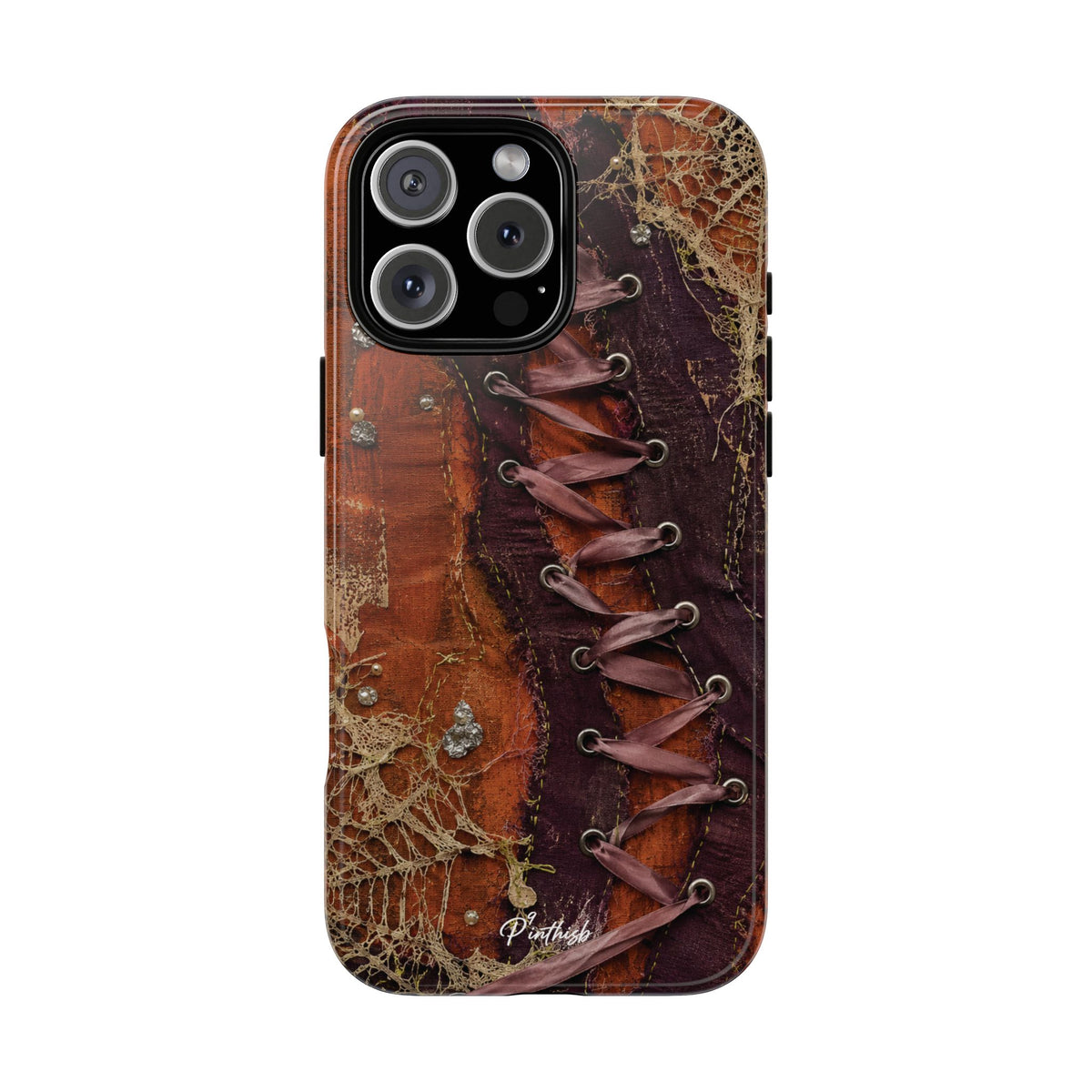 Vintage Leather Lace Tough Case