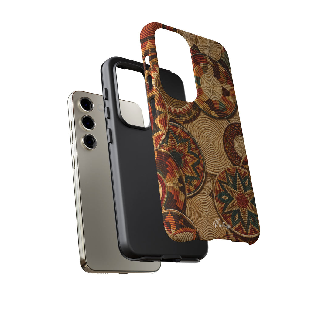 Bohemian Woven Basket Pattern Tough Case