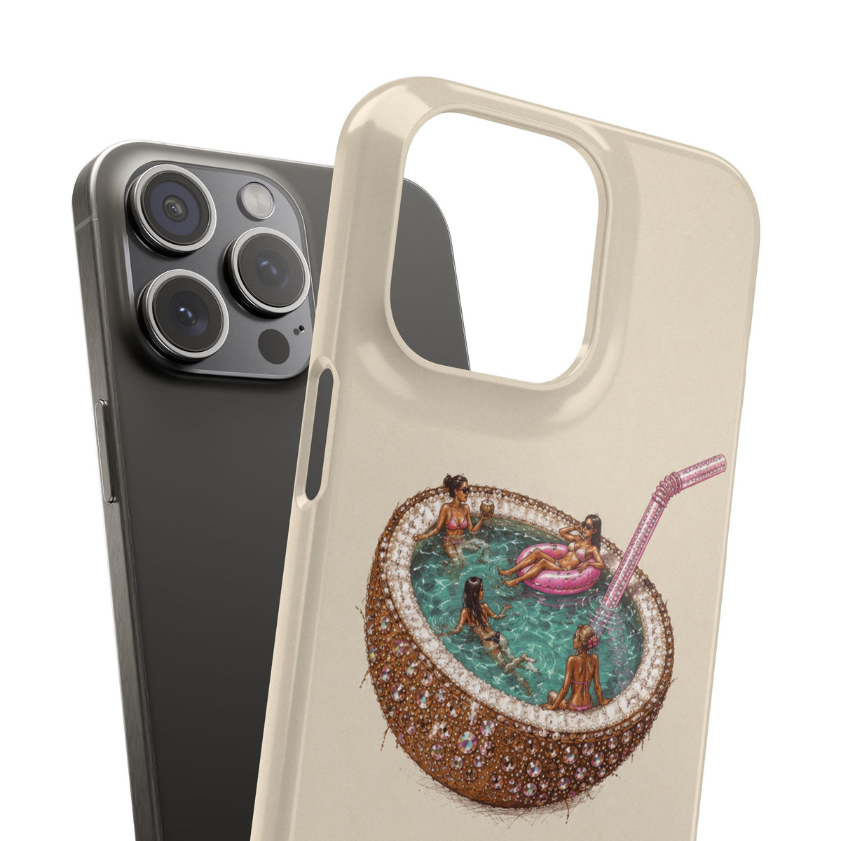 Coconut Pool Snap Phone Case