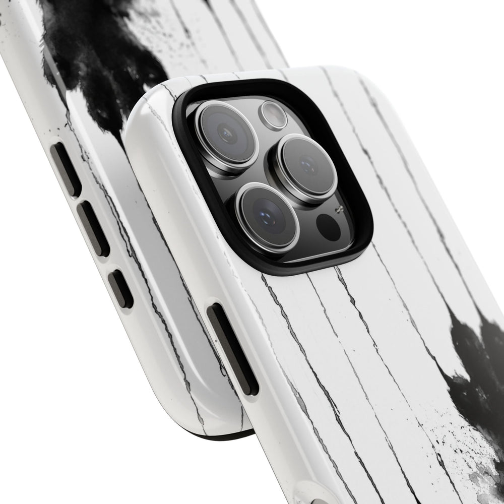 Black Ink Paw Print Tough Case