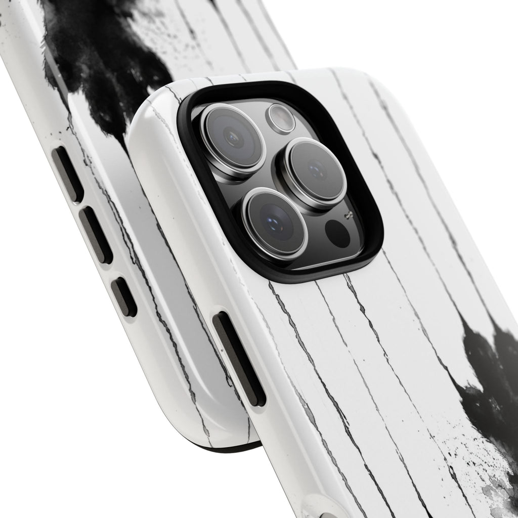 Black Ink Paw Print Tough Case