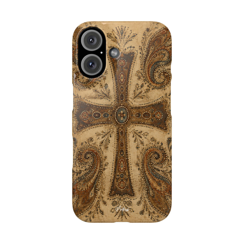 Cross Paisley Snap Case