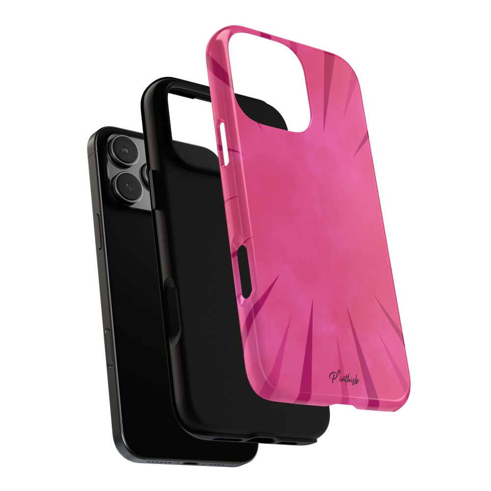 Pink Burst Tough Phone Case