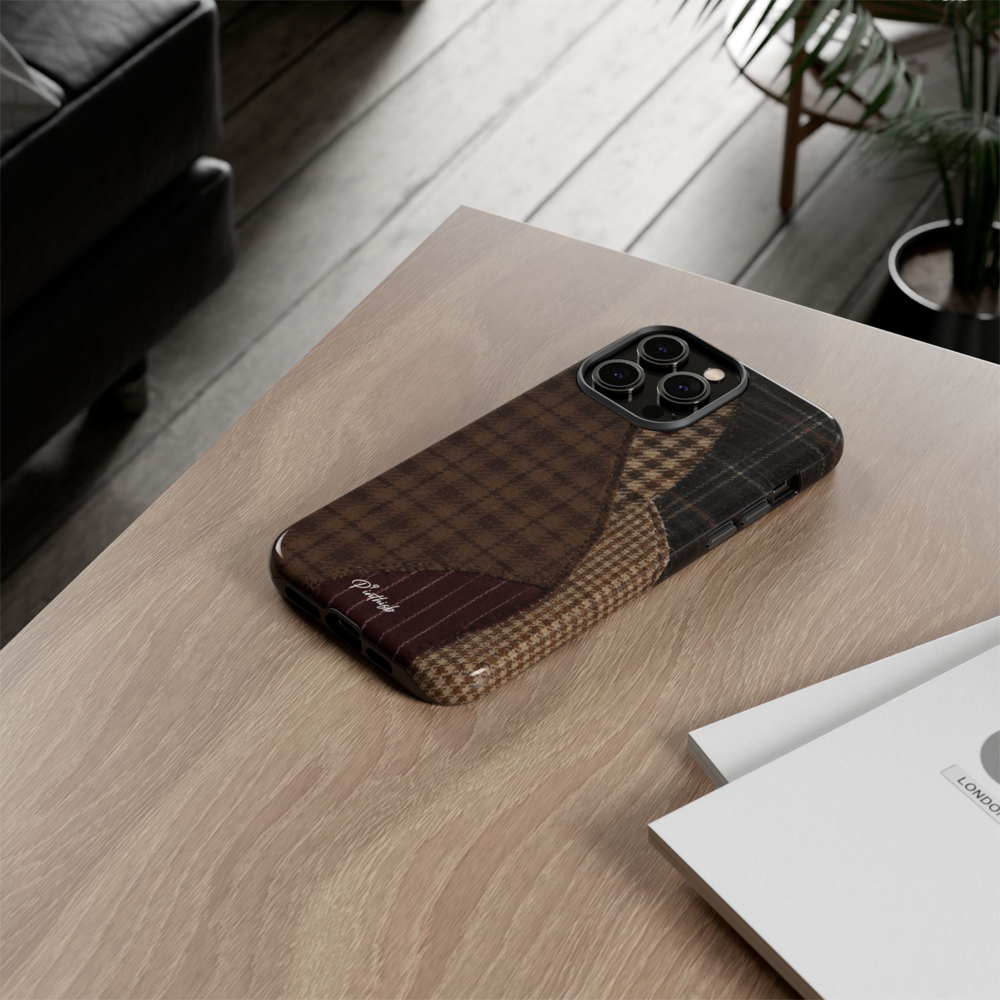Rustic Brown Retro Tough Case