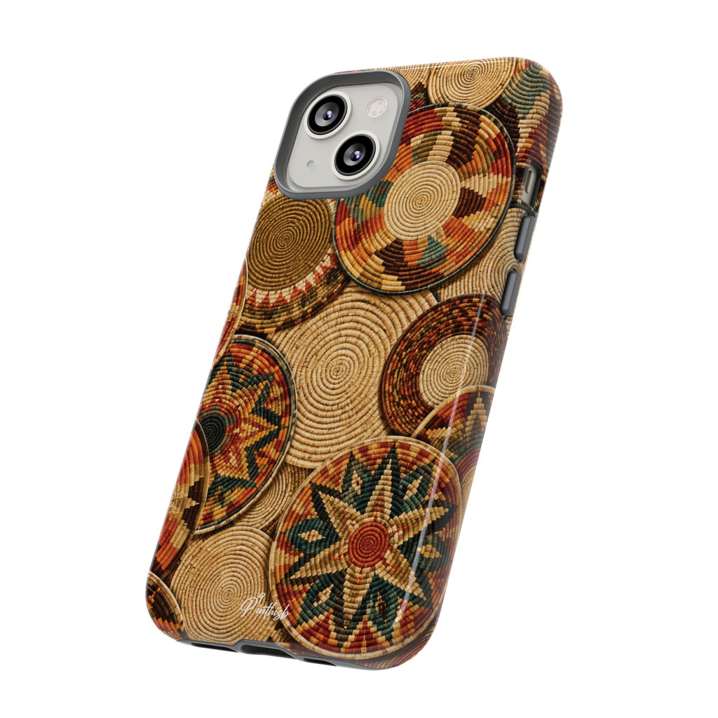 Bohemian Woven Basket Pattern Tough Case