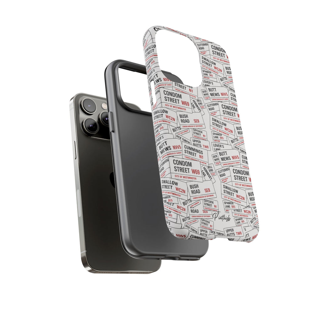 Cheeky London Street Signs Phone Case