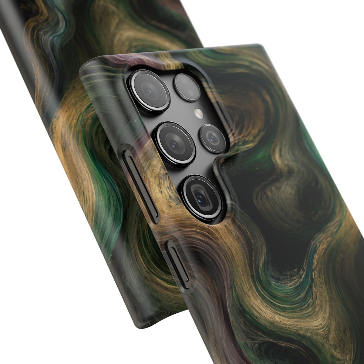 Marbled Forest Snap Phone Case