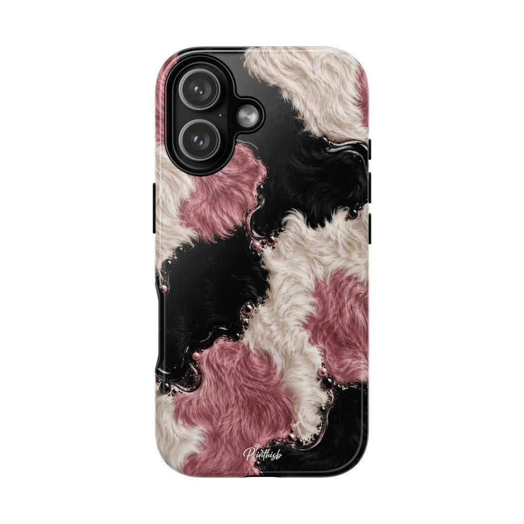 Cow Print Swirl Tough Case