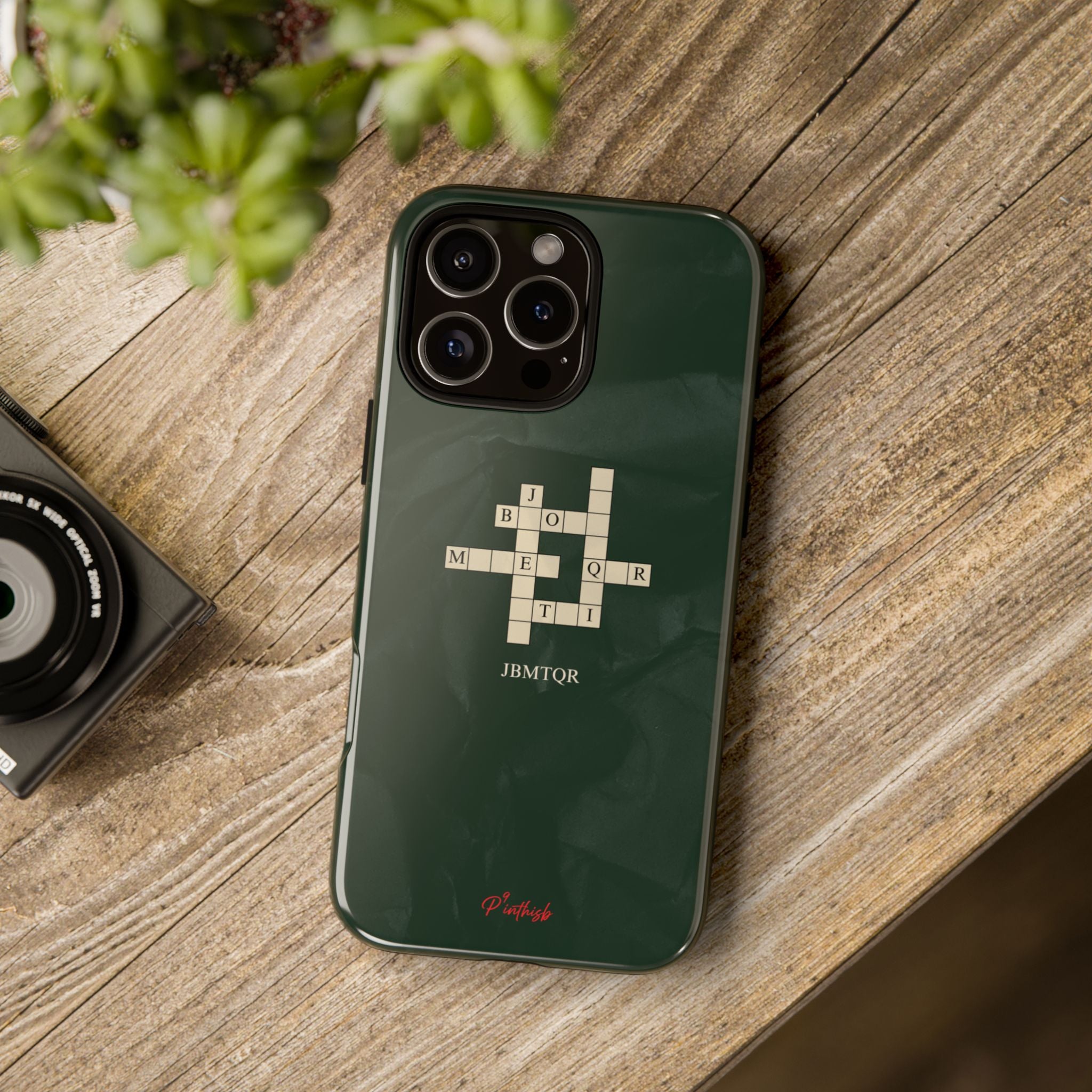 "JBMTQR crossword" Tough Phone Case