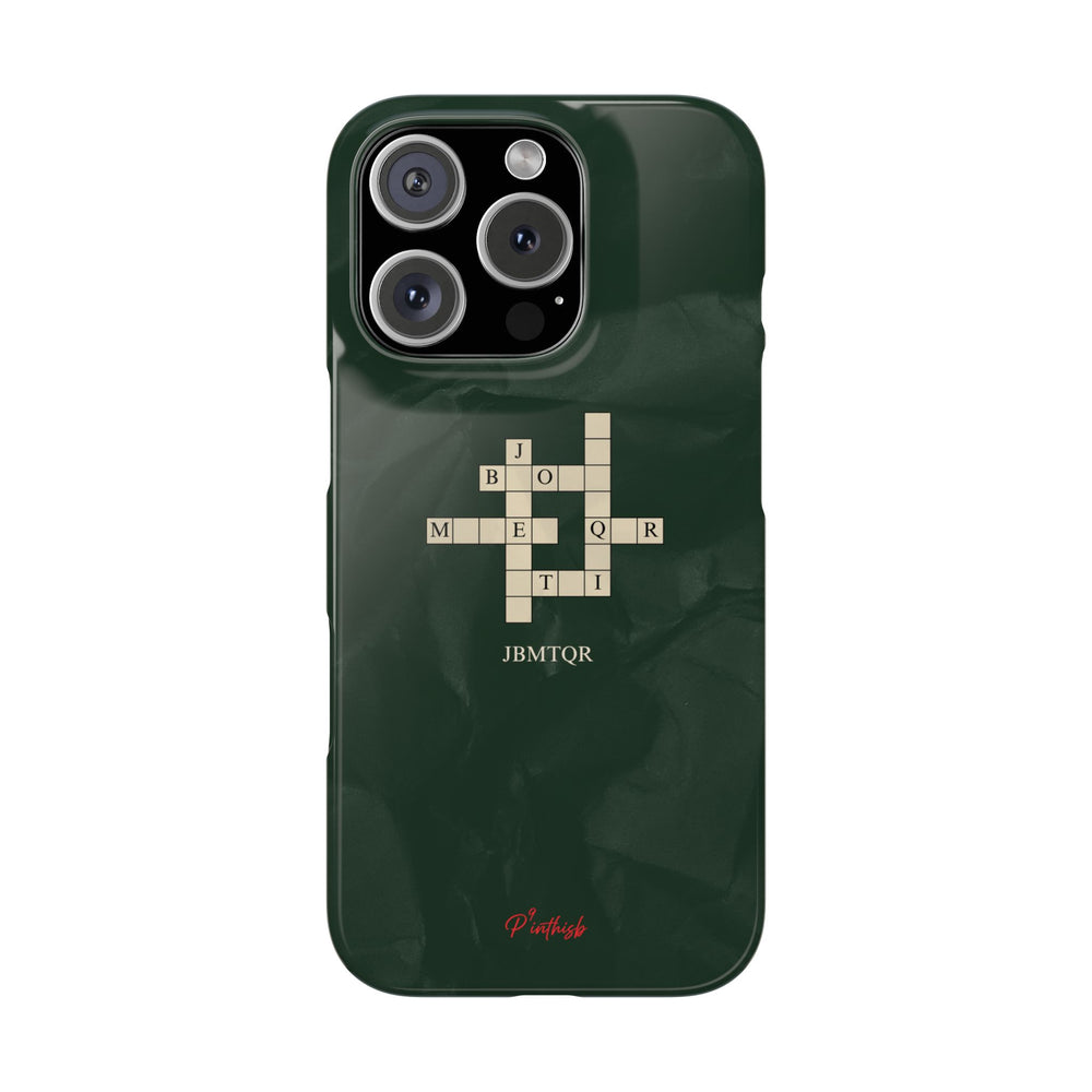 "JBMTQR crossword" Snap Phone Case