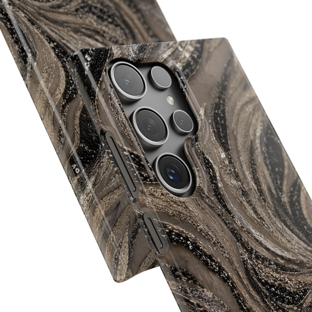 Neutral Swirl Protective Snap Case