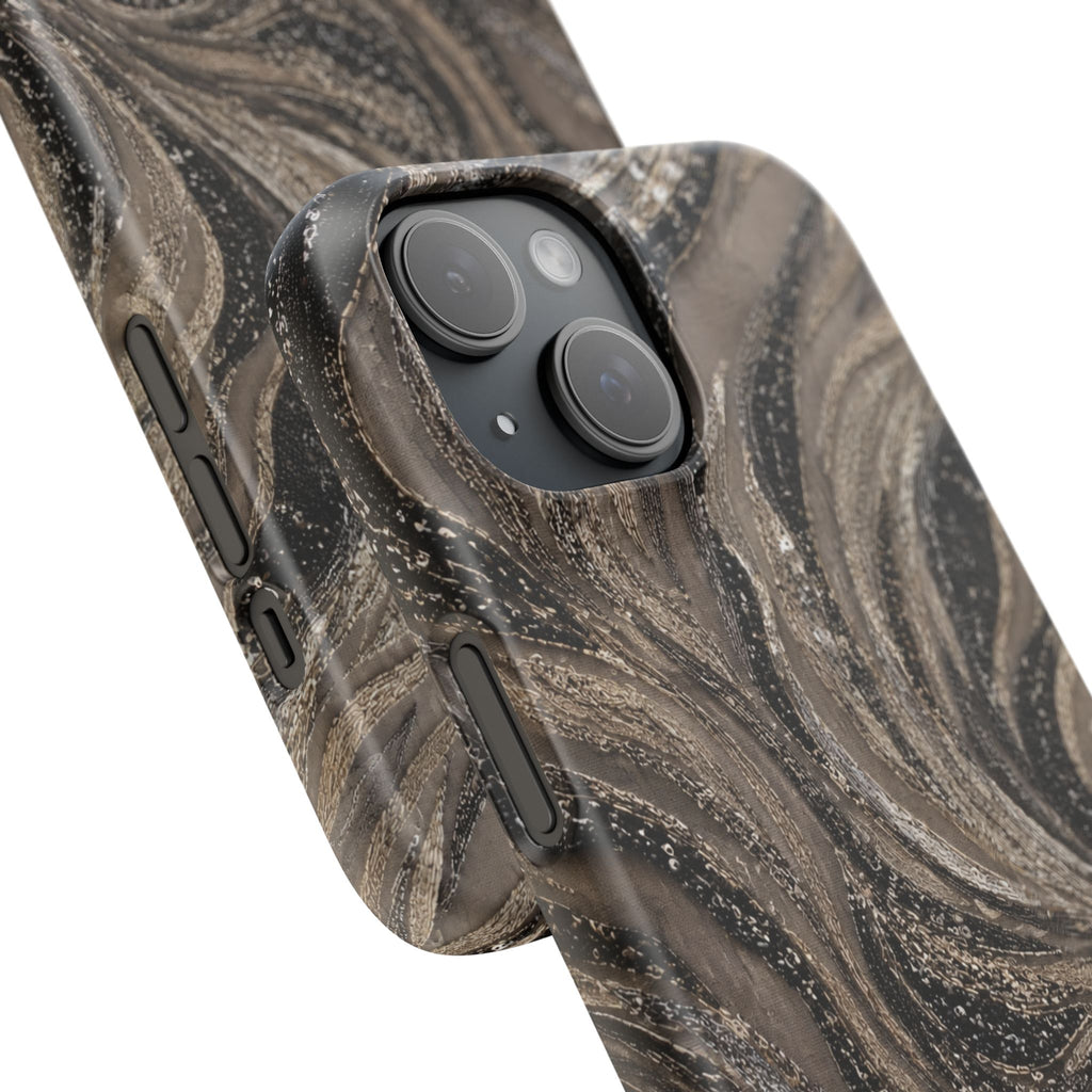 Neutral Swirl Protective Snap Case