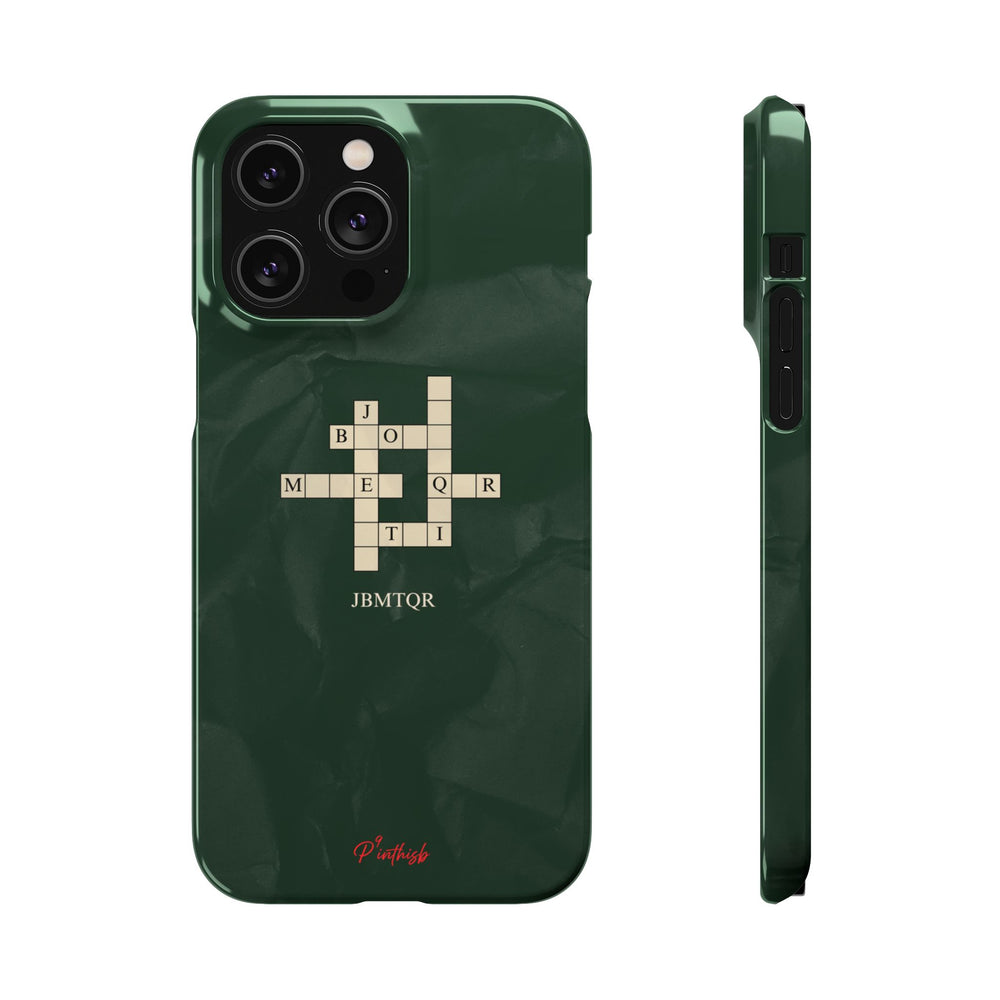"JBMTQR crossword" Snap Phone Case