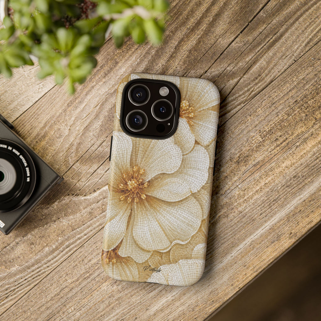Floral Gold Bloom Tough Case