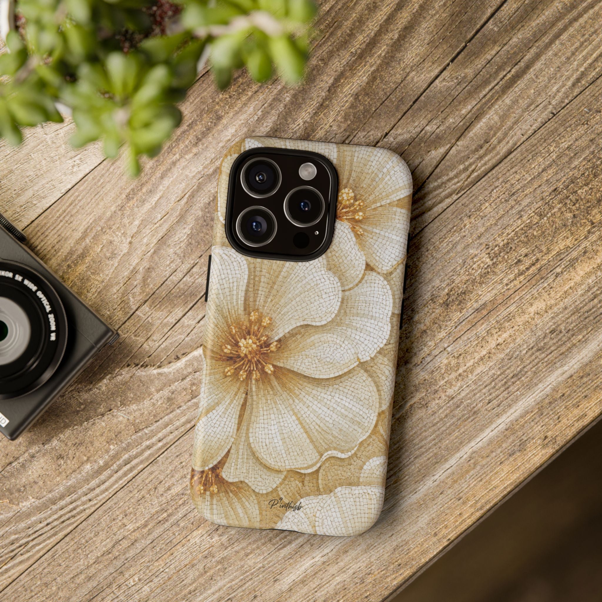 Floral Gold Bloom Tough Case