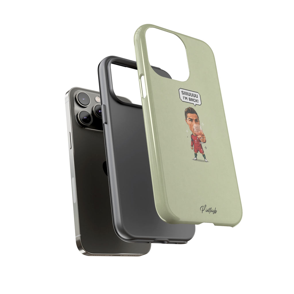 "SIIUUU, I'M BACK" CR7 Tough Phone Case