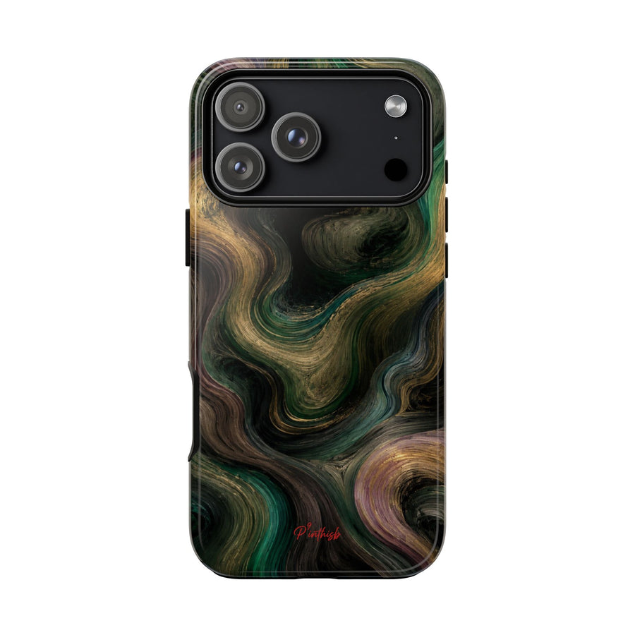 Marbled Forest Tough Phone Case