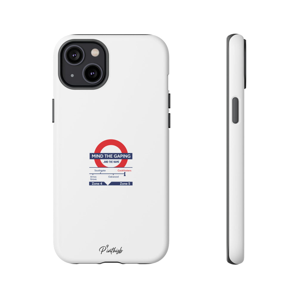 "Mind the Gaping" London Tube Parody Phone Case