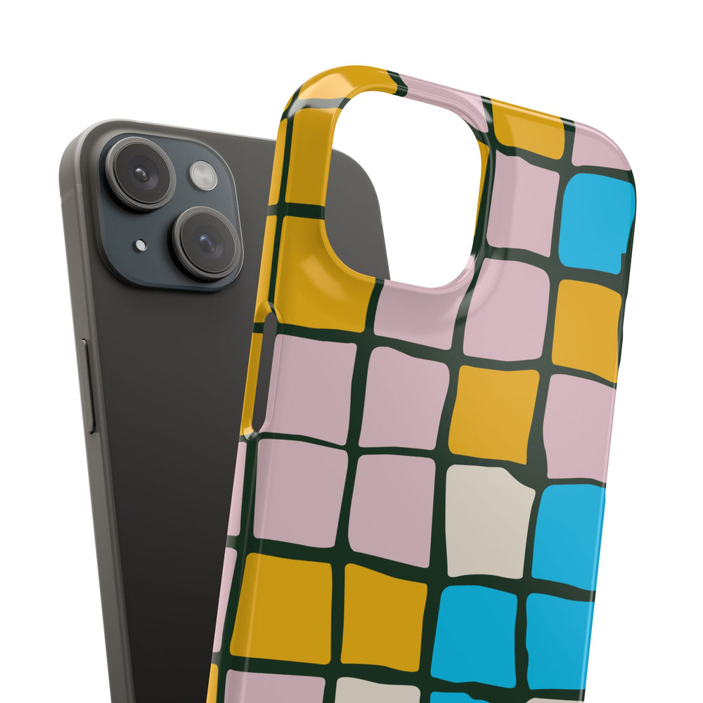 Color Grid Snap Phone Case
