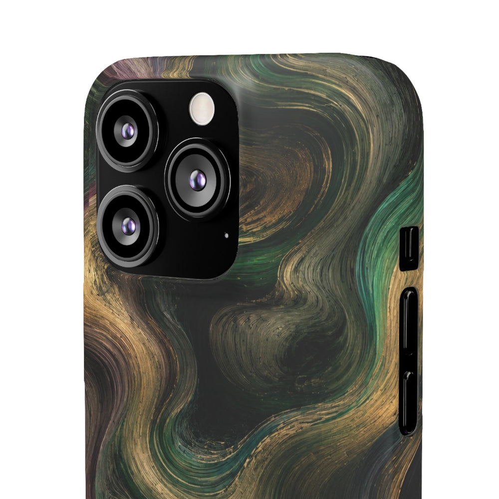 Marbled Forest Snap Phone Case