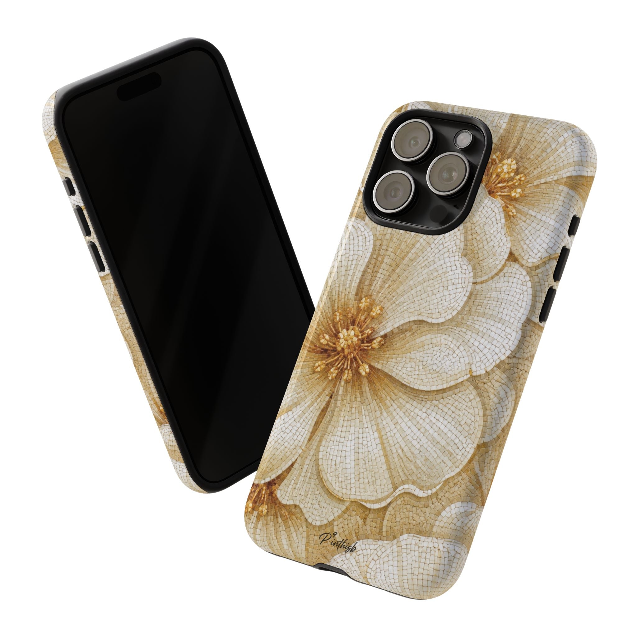 Floral Gold Bloom Tough Case