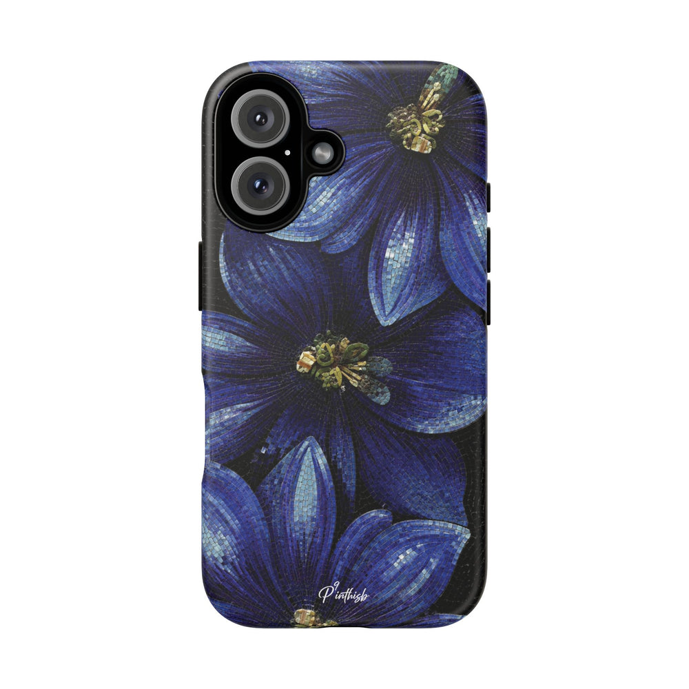 Blue Floral Tough Case
