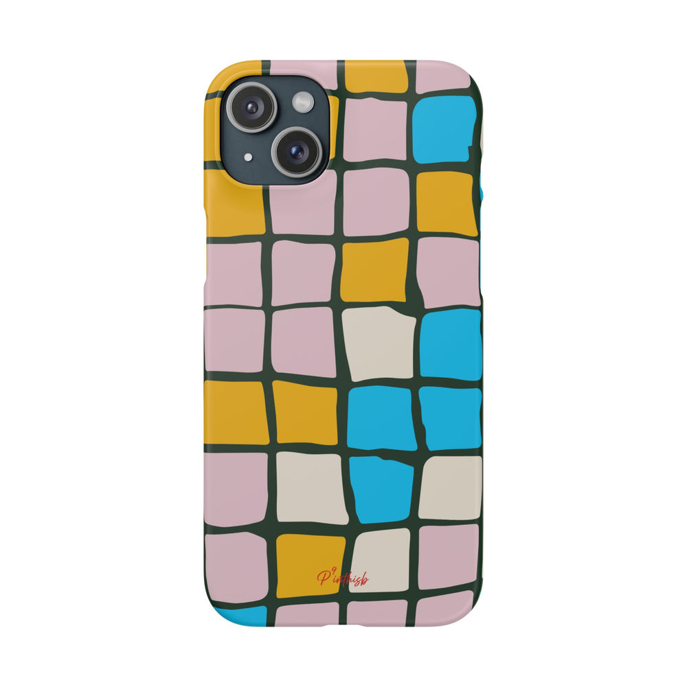 Color Grid Snap Phone Case
