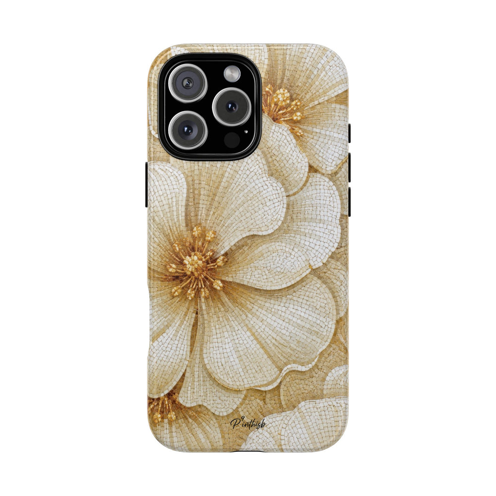Floral Gold Bloom Tough Case