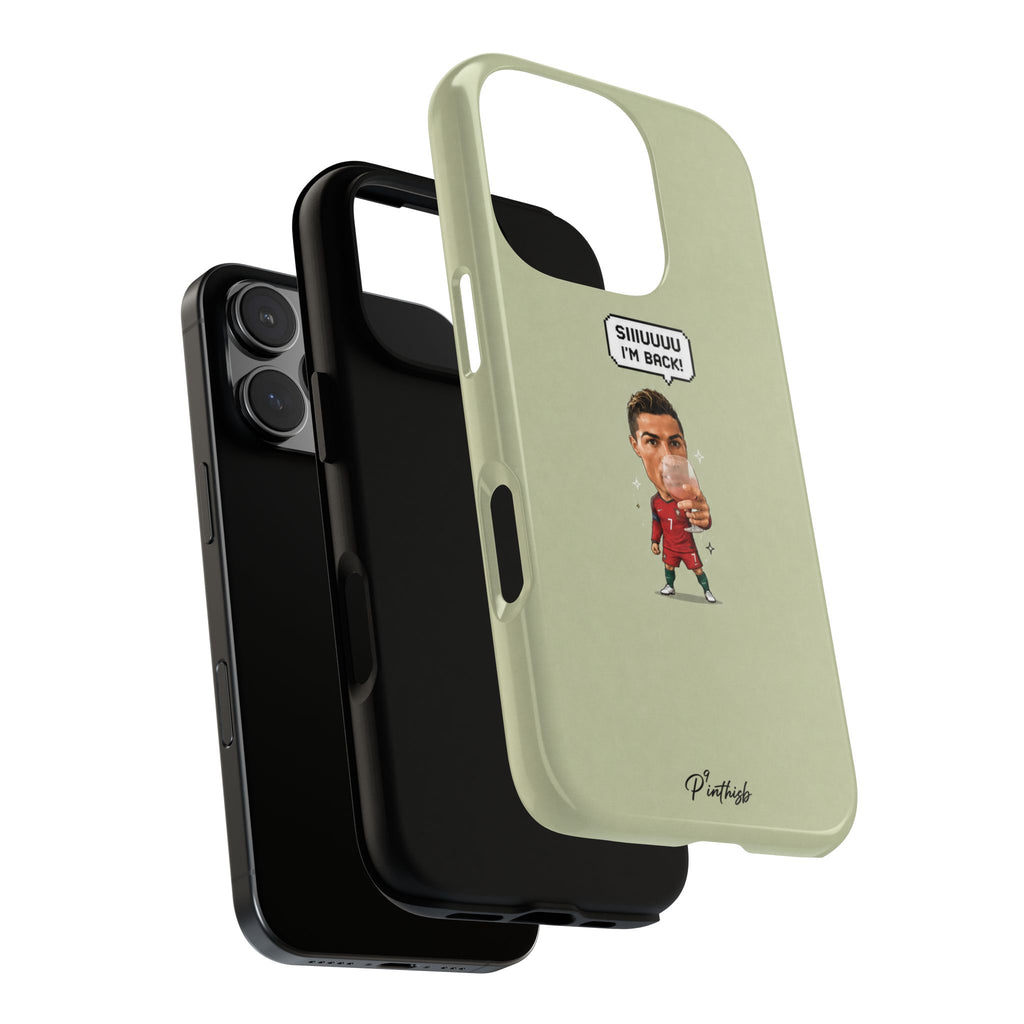 "SIIUUU, I'M BACK" CR7 Tough Phone Case