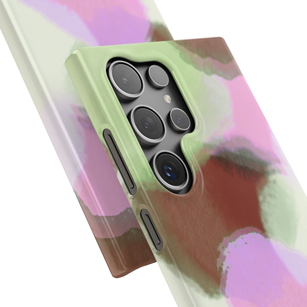 Abstract Pastel Camouflage Snap Phone Case