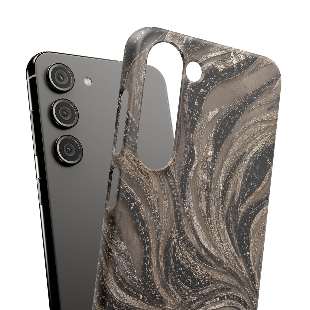 Neutral Swirl Protective Snap Case