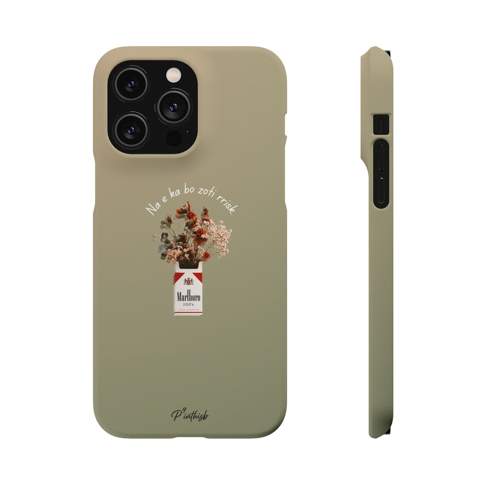 "Na e ka bo zoti rrisk." Snap Phone Case