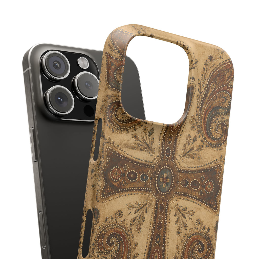 Cross Paisley Snap Case