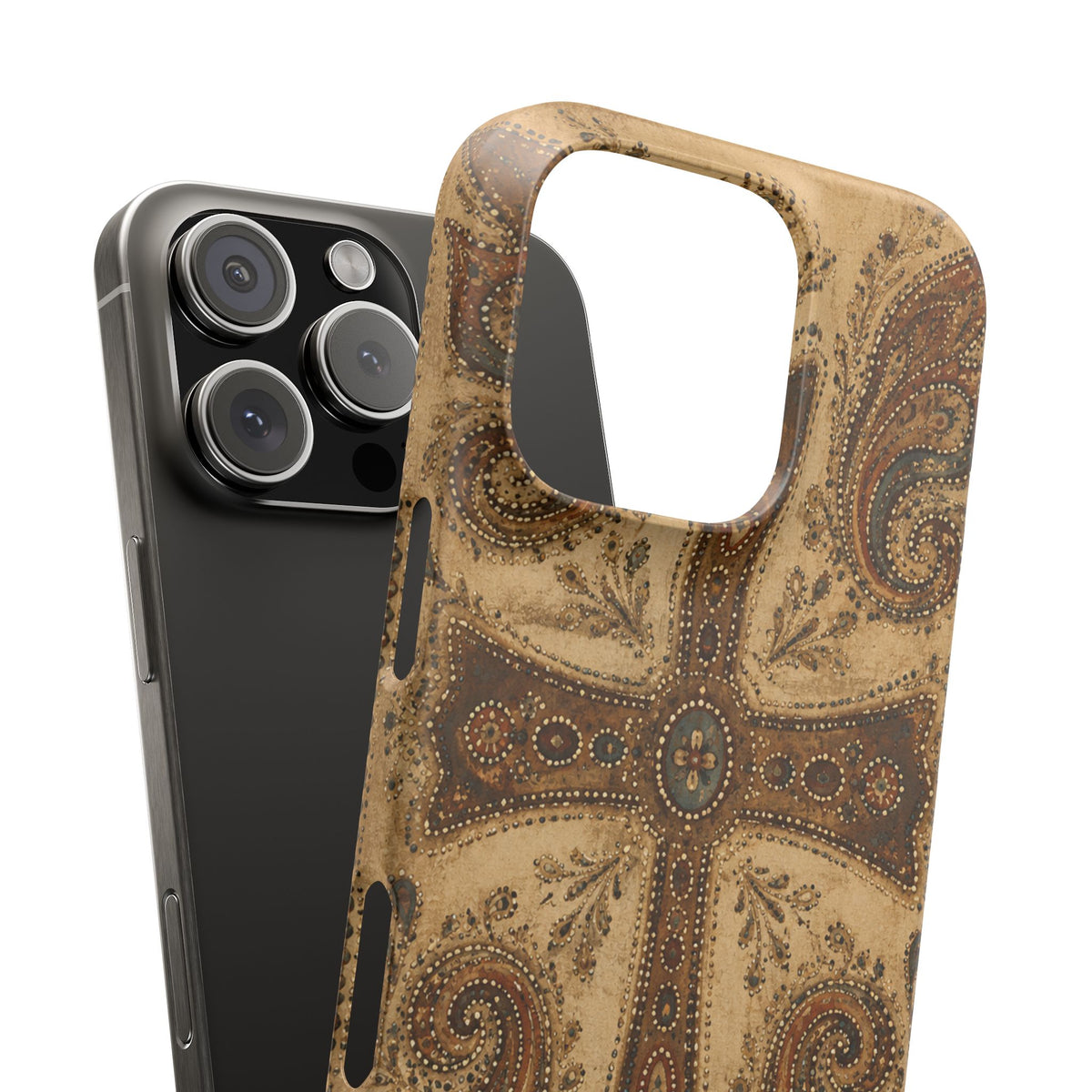 Cross Paisley Snap Case