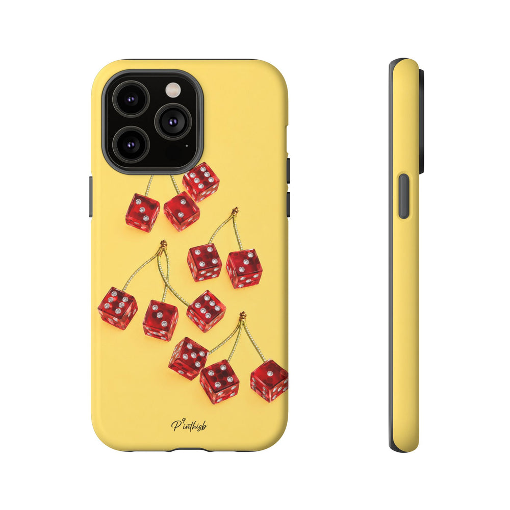 Cherry Dice Tough Phone Case
