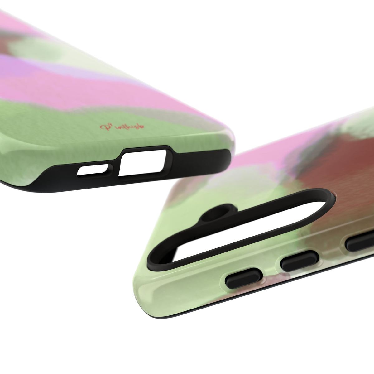 Abstract Pastel Camouflage Tough Phone Case