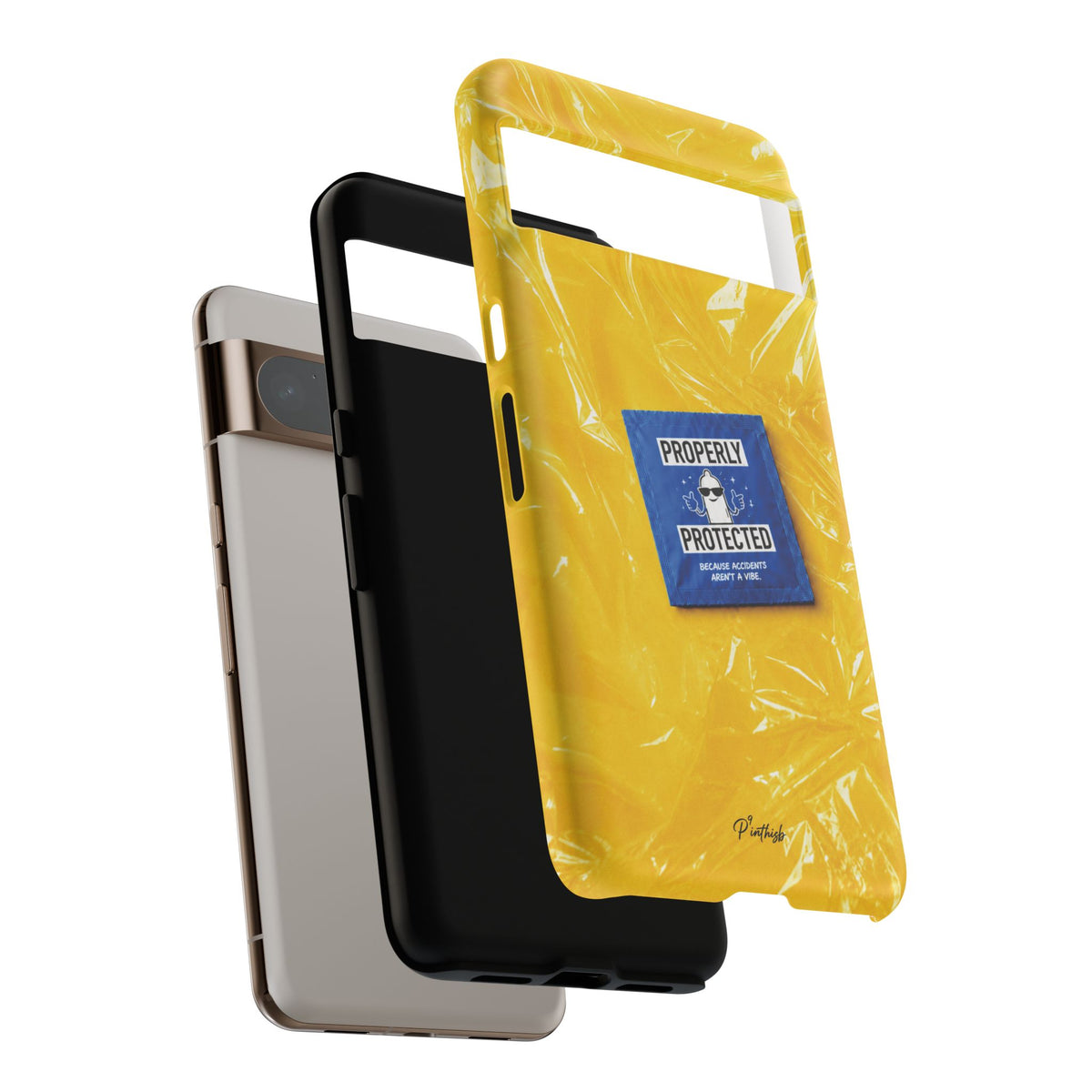 "Properly Protected" Graphic Phone Case