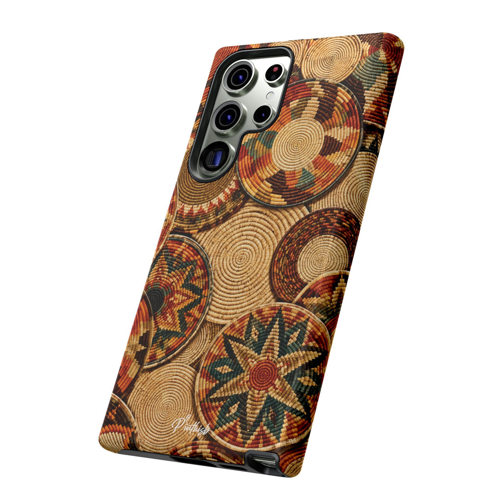 Bohemian Woven Basket Pattern Tough Case
