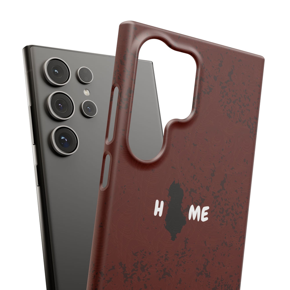"HOME" Albania Snap Case